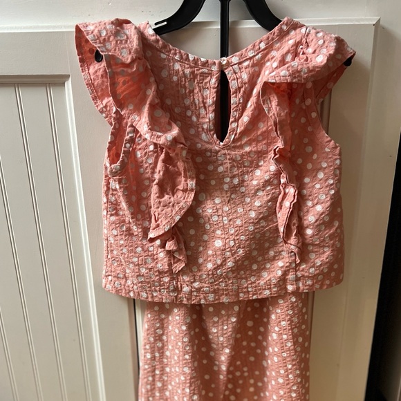 Seersucker Polka Dot Pant Suit - Picture 5 of 5